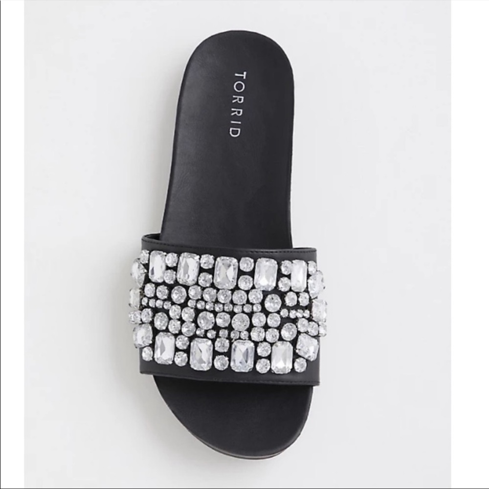 torrid rhinestone sandals size 8.5 women